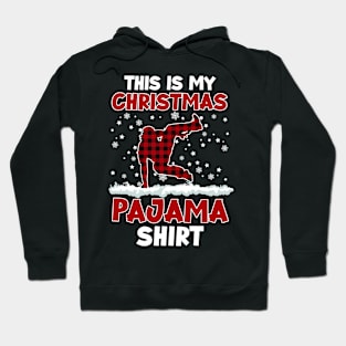 Buffalo Red Plaid Parkour This Is My Christmas Pajama Hoodie